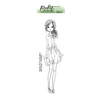 Picket Fence Studios - Clear Photopolymer Stamps - BFF Elise Girl
