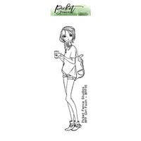 Picket Fence Studios - Clear Photopolymer Stamps - BFF Faith Girl