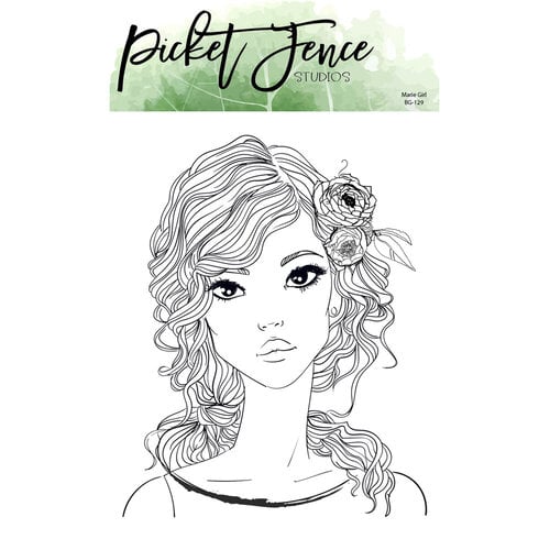 Picket Fence Studios - Clear Photopolymer Stamps - Marie Girl