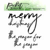 Picket Fence Studios - Clear Photopolymer Stamps - Merry Christmas