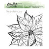 Picket Fence Studios - Clear Photopolymer Stamps - Christmas Poinsettia Star