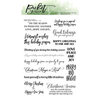 Picket Fence Studios - Clear Photopolymer Stamps - Inside Quotes - Christmas