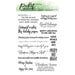 Picket Fence Studios - Clear Photopolymer Stamps - Inside Quotes - Christmas