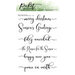Picket Fence Studios - Clear Photopolymer Stamp - Fancy Christmas Sentiments