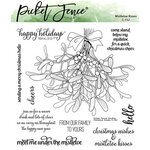 Picket Fence Studios - Clear Photopolymer Stamps - Mistletoe Kisses
