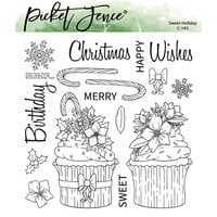 Picket Fence Studios - Clear Photopolymer Stamps - Sweet Holiday