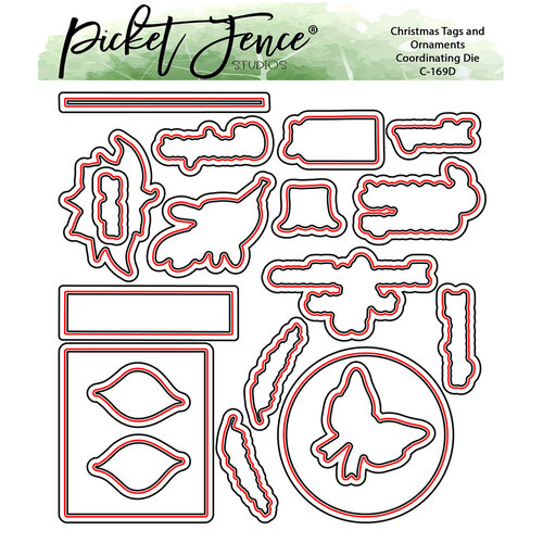 Picket Fence Studios - Dies - Christmas Wishes Tags and Ornaments