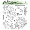 Picket Fence Studios - Clear Photopolymer Stamps - Peaceful Christmas Flowers