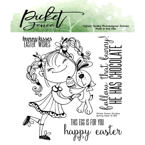 Picket Fence Studios - Clear Photopolymer Stamps - Bunny Dear