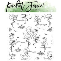 Picket Fence Studios - Clear Photopolymer Stamps - Flamingo Summer Dear