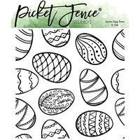 Picket Fence Studios - Clear Photopolymer Stamps - Easter Egg Time