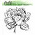 Picket Fence Studios - Clear Photopolymer Stamps - Botan Peony