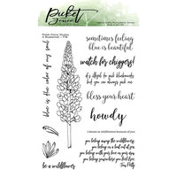Picket Fence Studios - Clear Photopolymer Stamps - A Bluebonnet
