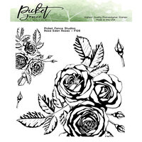 Picket Fence Studios - Clear Photopolymer Stamps - Rosa Eden Roses