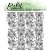 Picket Fence Studios - Clear Photopolymer Stamps - Miniature Dahlia Bouquet