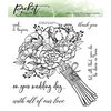 Picket Fence Studios - Clear Photopolymer Stamps - A Bride's Bouquet