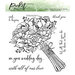 Picket Fence Studios - Clear Photopolymer Stamps - A Bride's Bouquet