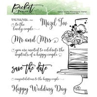 Picket Fence Studios - Clear Photopolymer Stamps - To the Lovely Couple