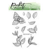 Picket Fence Studios - Clear Photopolymer Stamps - Leaves for Flowers
