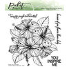 Picket Fence Studios - Clear Photopolymer Stamps - Tropical Hibiscus Bouquet