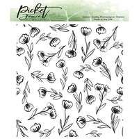 Picket Fence Studios - Clear Photopolymer Stamps - Blossoms
