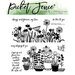 Picket Fence Studios - Clear Photopolymer Stamps - Plant Happy Thoughts