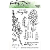 Picket Fence Studios - Clear Photopolymer Stamps - Sweet Summer Bellflowers