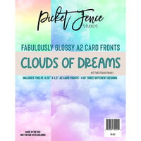 Picket Fence Studios - Fabulously Glossy - Card Fronts - Clouds of Dreams