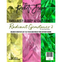 Picket Fence Studios - Fabulously Glossy - A2 Card Fronts - Radiant Gemstones 02