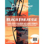 Picket Fence Studios - Fabulously Glossy - Card Fronts - Beach Paradise