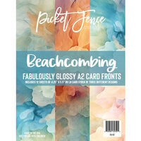 Picket Fence Studios - Fabulously Glossy - Card Fronts - Beachcombing