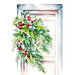Picket Fence Studios - Fabulously Glossy A2 Card Fronts - Welcoming Christmas Doors