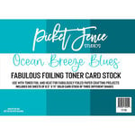 Picket Fence Studios - Fabulous Foiling Toner - Card Fronts - Ocean Breeze Blues
