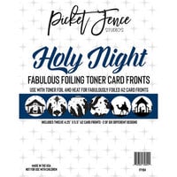 Picket Fence Studios - Fabulous Foiling Toner - Card Fronts - Holy Night