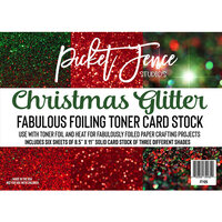 Picket Fence Studios - Fabulous Foiling Toner - Card Stock - Christmas Glitter