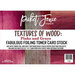 Picket Fence Studios - Fabulous Foiling Toner - Card Stock - Textures of Wood - Pinks and Grays
