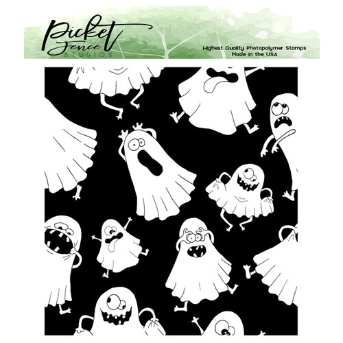 Picket Fence Studios - Halloween - Clear Photopolymer Stamps - Boo I See You