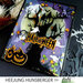 Picket Fence Studios - Halloween - Clear Photopolymer Stamps - Cat Plays Fiddle to the Silver Moon
