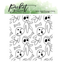 Picket Fence Studios - Halloween - Clear Photopolymer Stamps - Raining Zombies