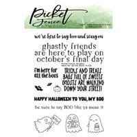 Picket Fence Studios - Halloween - Clear Photopolymer Stamps - Here for all the Boos