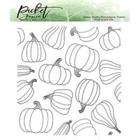 Picket Fence Studios - Clear Photopolymer Stamps - Lots Of Gourds
