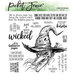Picket Fence Studios - Clear Photopolymer Stamps - A Wee Bit Wicked