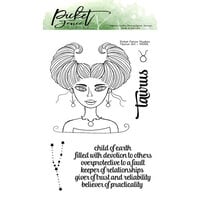 Picket Fence Studios - Clear Photopolymer Stamps - Taurus Girl