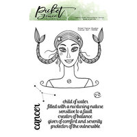 Picket Fence Studios - Clear Photopolymer Stamps - Cancer Girl