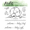 Picket Fence Studios - Clear Photopolymer Stamps - Sleeping Baby