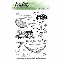 Picket Fence Studios - Clear Photopolymer Stamps - A Dose of Vitamin Sea