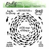 Picket Fence Studios - Clear Photopolymer Stamps - Vortex of Fish
