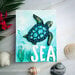 Picket Fence Studios - Clear Photopolymer Stamps - A Sea Turtle's Journey