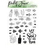 Picket Fence Studios - Clear Photopolymer Stamps - Wreath Building - Plenty of Fish in the Sea