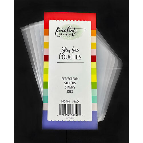 Picket Fence Studios - Slimline Pouches - 5 Pack